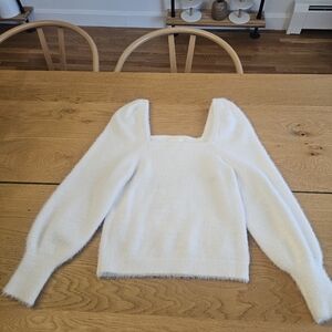 H&M Women's Cream V-Neck Sweater